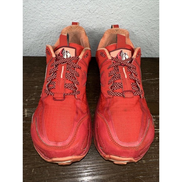 ALTRA Lone Peak 4.5 Trail Running Shoes AL0A4QTX603 Poppy Red Women's Size 9.5 - Picture 2 of 11